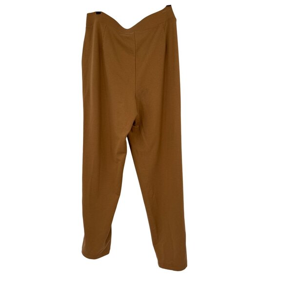 Pure Jill Affinity French Terry Slim Leg Pants XL Camel Brown - Picture 6 of 6